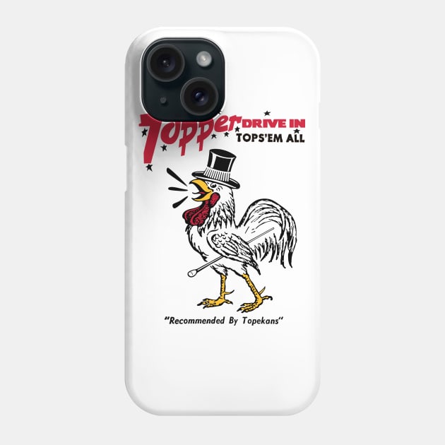 Topper Drive In Phone Case by TopCityMotherland