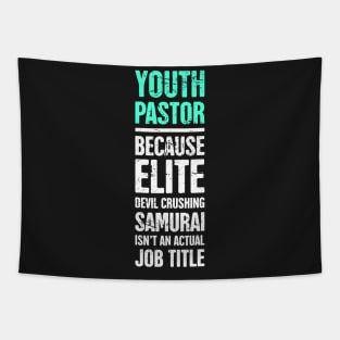 Funny Youth Pastor Design Tapestry