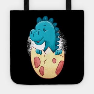 dinosaur baby cute and lovely for kids and women Tote