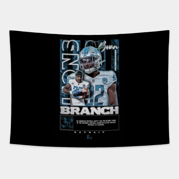 Brian Branch 32 Tapestry by NFLapparel
