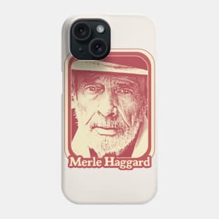 Merle Haggard // Retro Style Country Music Fan Gift Phone Case