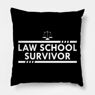 Law School Survivor Pillow