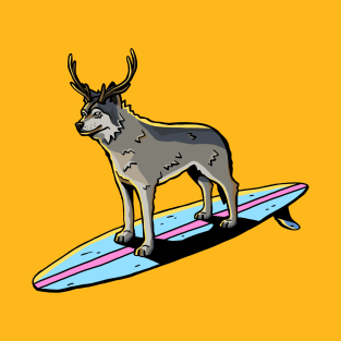 The Antlered Wolf x Summer - Surfs Up T-Shirt
