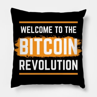 Bitcoin - Welcome to the Bitcoin Revolution Pillow