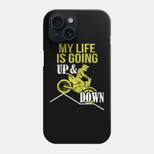 Motocross Life up and down Phone Case