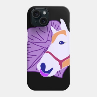 Purple horse Phone Case