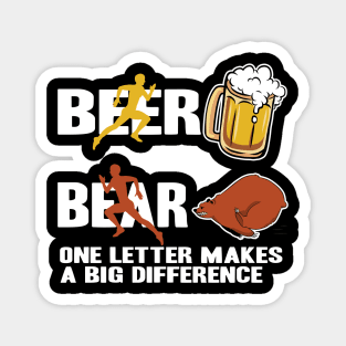 Beer Bear Funny Gift Booze Birthday Alcohol Drinking Party Magnet