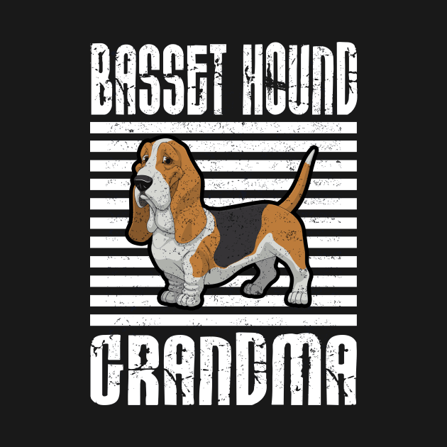 Basset Hound Grandma Proud Dogs by aaltadel