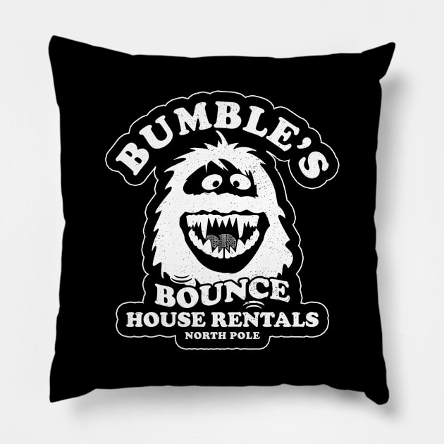 Bumbles Bounce House Rentals Pillow by agitagata