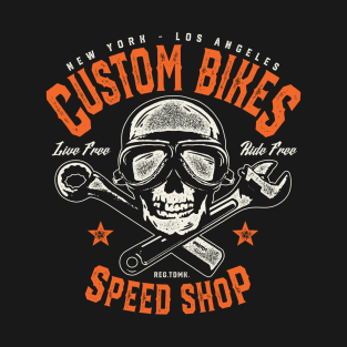 CUSTOM BIKES SPEED SHOP T-Shirt