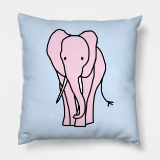 Pink Elephant Pillow