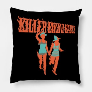 Killer Bikini Babes Pillow