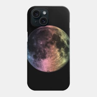 Pastel Rainbow Celestial Moon Phone Case