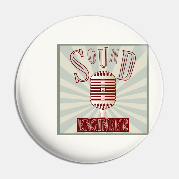 Sound Engineer Pin by bluehair