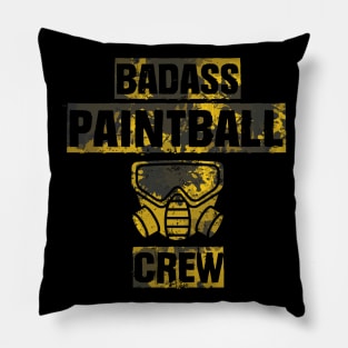 Matching Paintball T-Shirt Cool Fun Sports Game Team Shirt Pillow