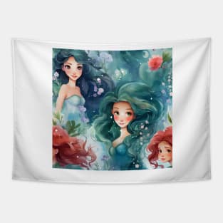 Mermaids Pattern 24 Tapestry