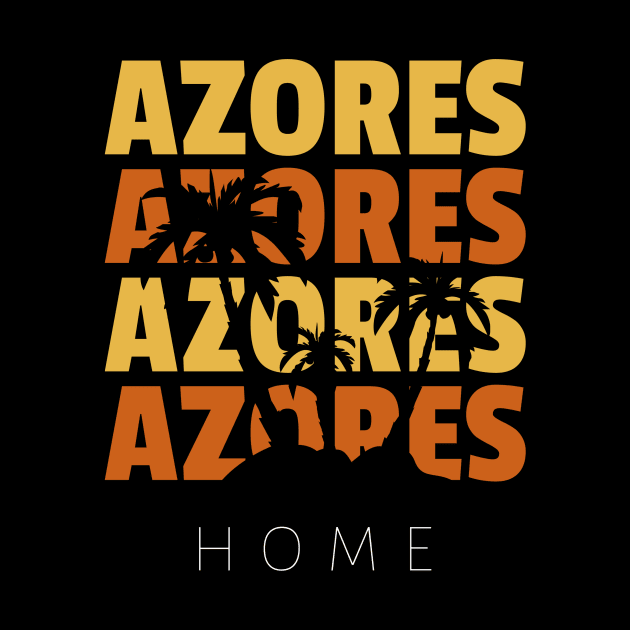 Azores Tropical design - Azores Portuguese Gift - Hipster by Blue Zebra