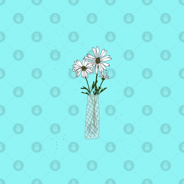 Floral drawing IV: bellis perennis by Aidi Riera