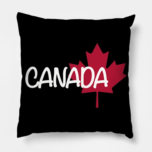 Canada maple leaf Pillow by Designzz