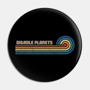Digable Planets  - Retro Sunset Pin