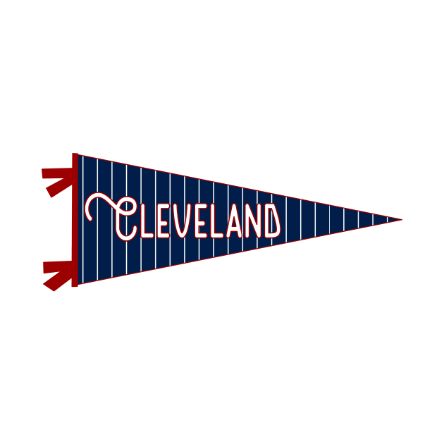 Cleveland Pinstripe Pennant by zsonn