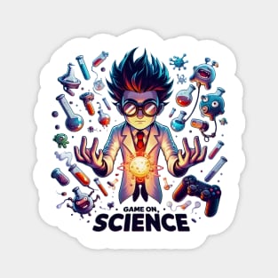 Chemical Concoction: 'Game On, Science' Theme Magnet