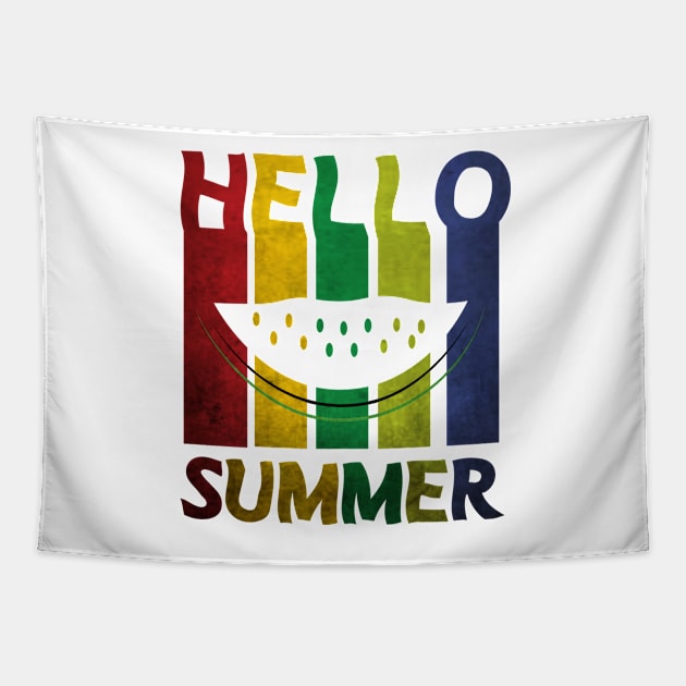 hello watermelon summer Tapestry by jaml-12