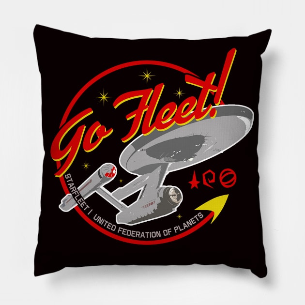 Go Fleet TOS Pillow by PopCultureShirts