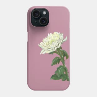 white flower Phone Case