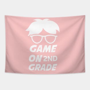 Game on grade 2ND shirt- Back To School-Video Game2nd Grade Level Video Game Tapestry