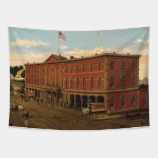 The Third Avenue Railroad Depot by William H. Schenck Tapestry