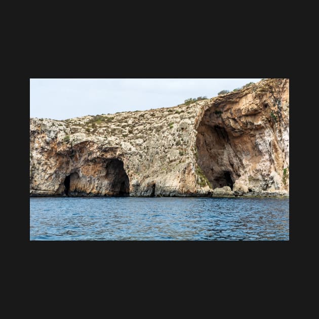 Rocky edges of the Blue Grotto, Malta by lena-maximova