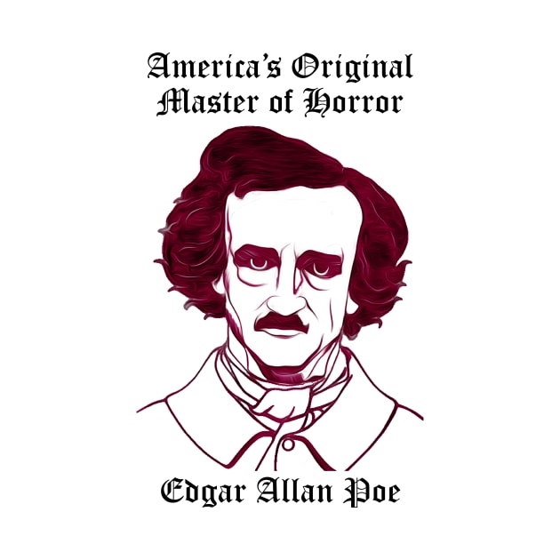 Edgar Allan Poe Master of Horror by Andy's Art