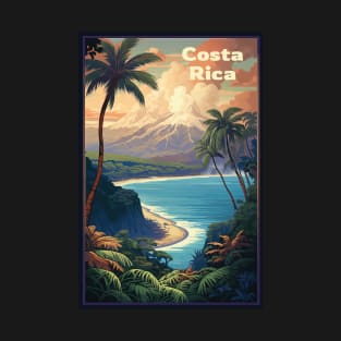 Costa Rica, Travel Poster T-Shirt