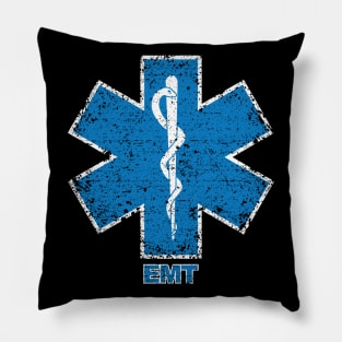 Star of Life - EMT (Worn) [Rx-TP] Pillow