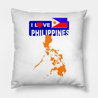 I Love Philippines Pillow