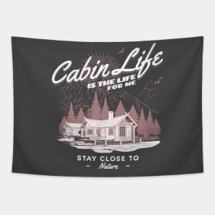 Cabin Life Tapestry