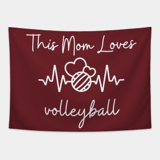 This Mom Loves Volleyball Tapestry