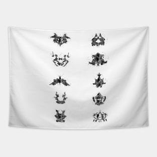 Collection of Rorschach inkblot tests Tapestry