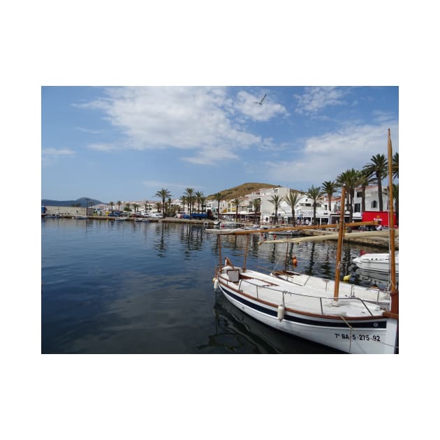 Fishing boat at Fornells, Minorca, Spain by fantastic-designs