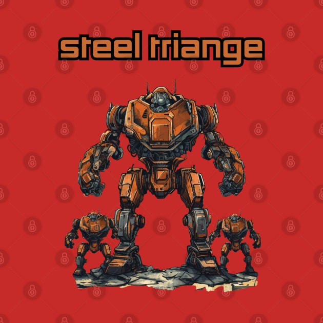 Futuristic Battle Robots Names of Power Steel Triange by FrogandFog