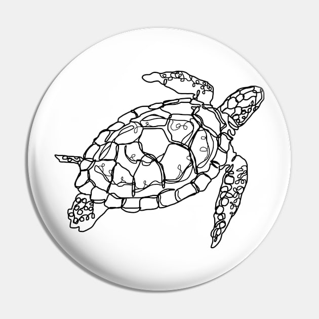 Turtle Pin by Rosesmond