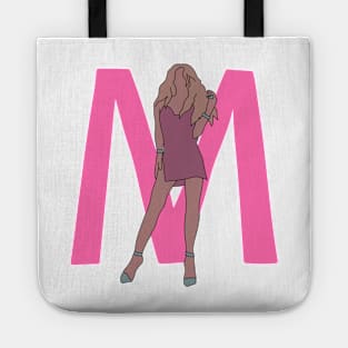 Mariah Carey Caution World Tour M background Tote