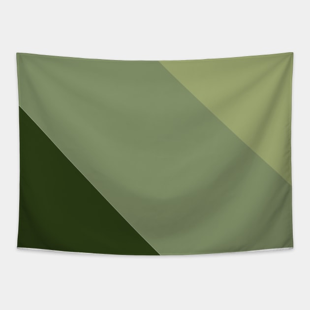 Pine, Sage, Moss Diagonal Tapestry by PSCSCo