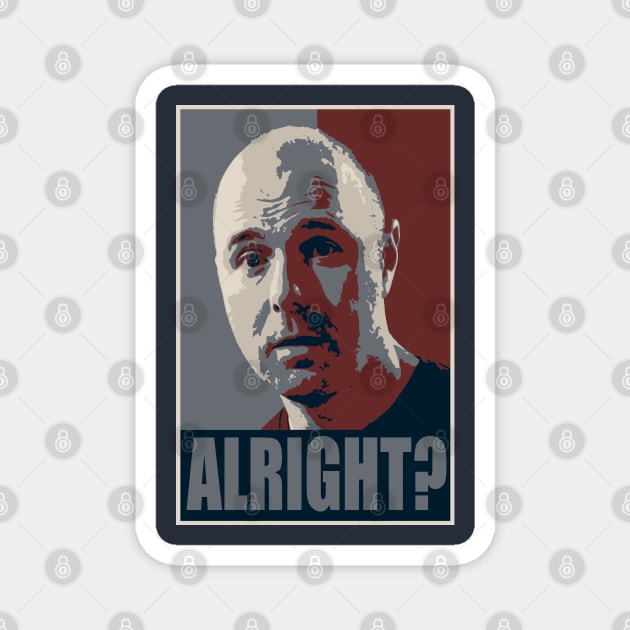 Karl Pilkington Alright? Magnet by kurticide