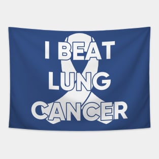 I BEAT LUNG CANCER Tapestry