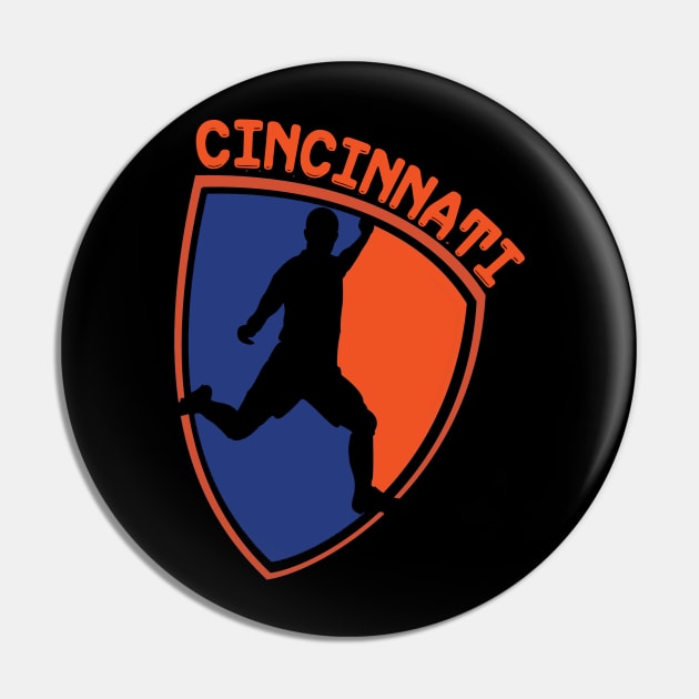 Cincinnati  Soocer Pin by JayD World