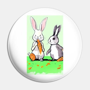 Cute rabbits Pin