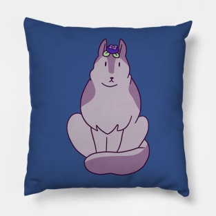 Blueberry Wolf Pillow