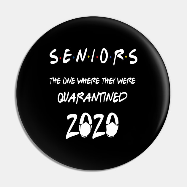 Senior Class Of 2020 Graduation Funny Quarantine Pin by TheYouthStyle